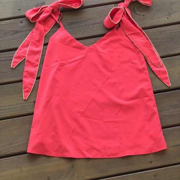 Judith March Shoulder Tie Tank Top - Picture 1 of 4